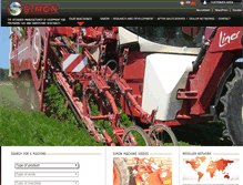 Tablet Screenshot of machines-simon.com